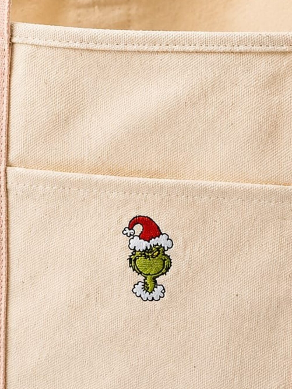 NWT!!! Grinch Canvas Tote Bag 100% Cotton - American Eagle - Picture 6 of 7